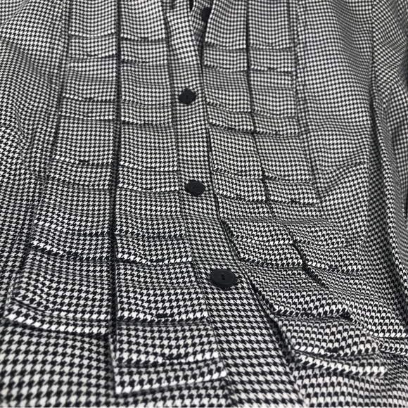 Pendleton Womens Button Down Shirt New w/ Tags Black & White Houndstooth Sz 6 - Picture 4 of 12
